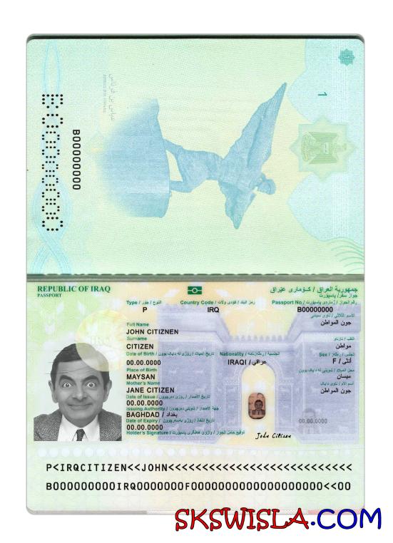 Irak paszport 2024-obecnie